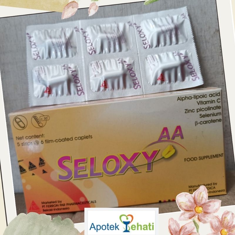 SELOXY AA KAPLET per STRIP SUPLEMEN VITAMIN & MINERAL