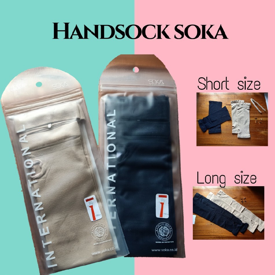 Manset Tangan SOKA Essentials Hand Sock Jempol - Handsock Soka - Inner Hijab