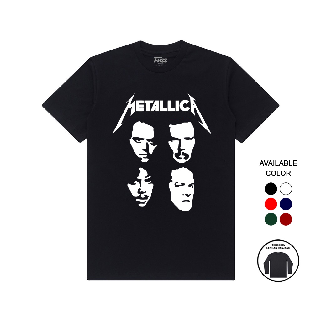 KAOS BAND METALLICA | T SHIRT BAJU DISTRO MUSIK METAL METALICA PRIA WANITA ORIGINAL