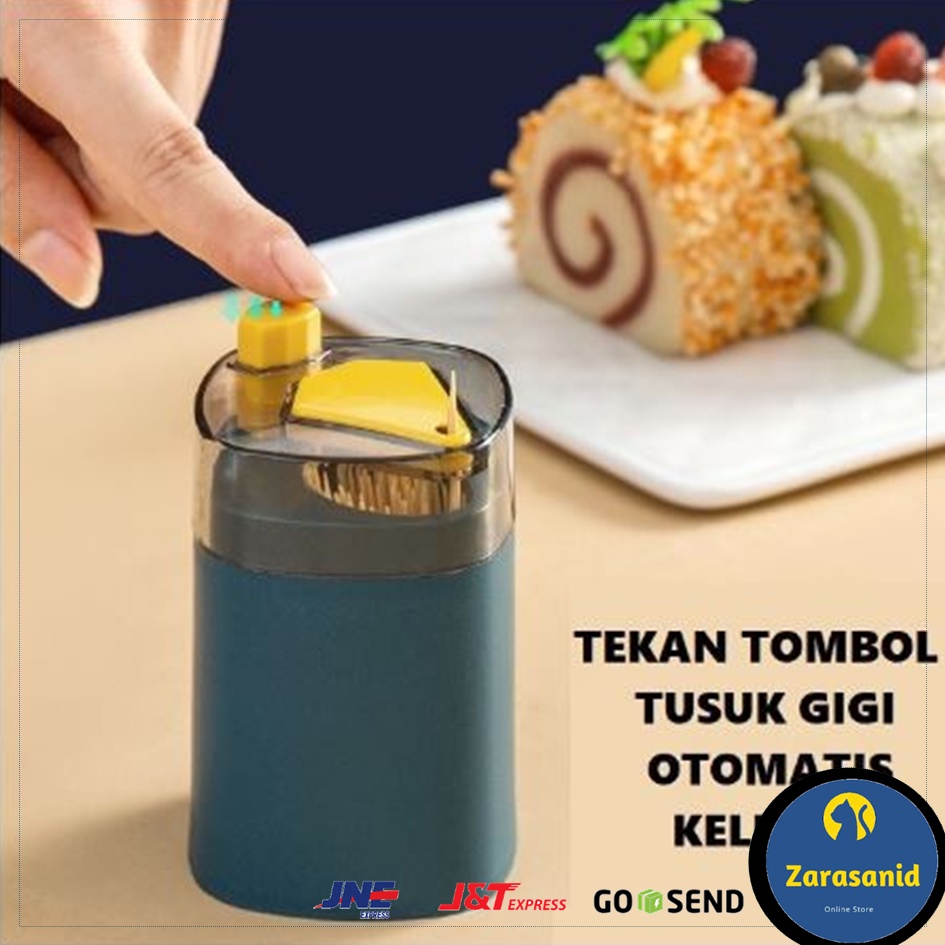 Tempat Tusuk Gigi Otomatis Wadah Tusuk Gigi Automatic Toothpick Holder