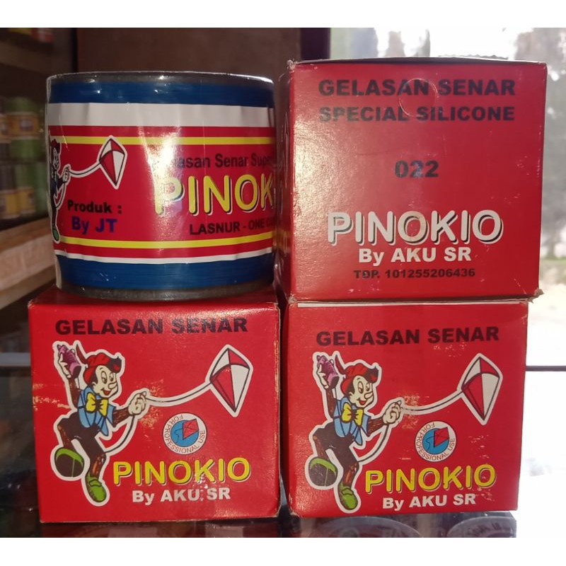 Benang Layangan/ Gelasan Senar Silicone Pinokio