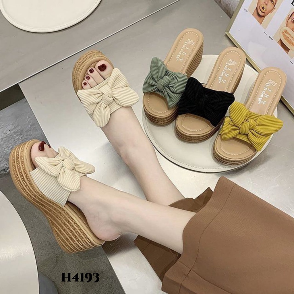 PRF Wedges sandals Ribbon H4193