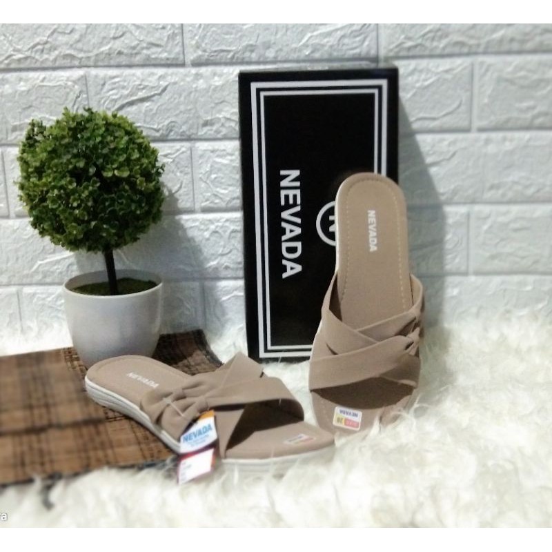 Sandal Nevada Terlaris SHOPPE | Sandal Slop Pita Wanita (SL PT NVD 09)