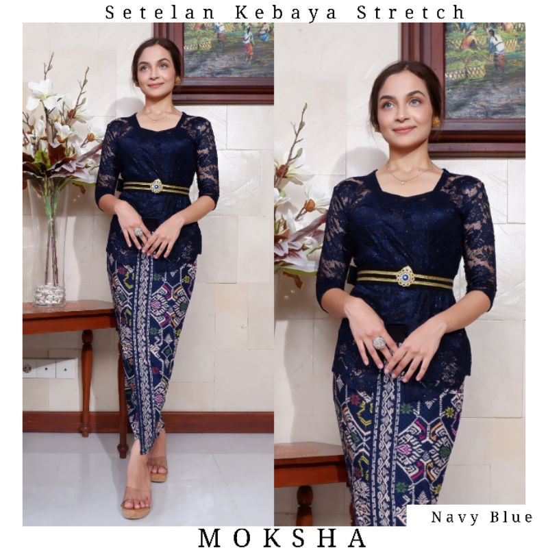 Setelan Kebaya Kutubaru Stretch Moksha