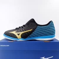 Sepatu Futsal Mizuno Rebula Sala Select IN Black Gold Q1GA192250 Original BNIB