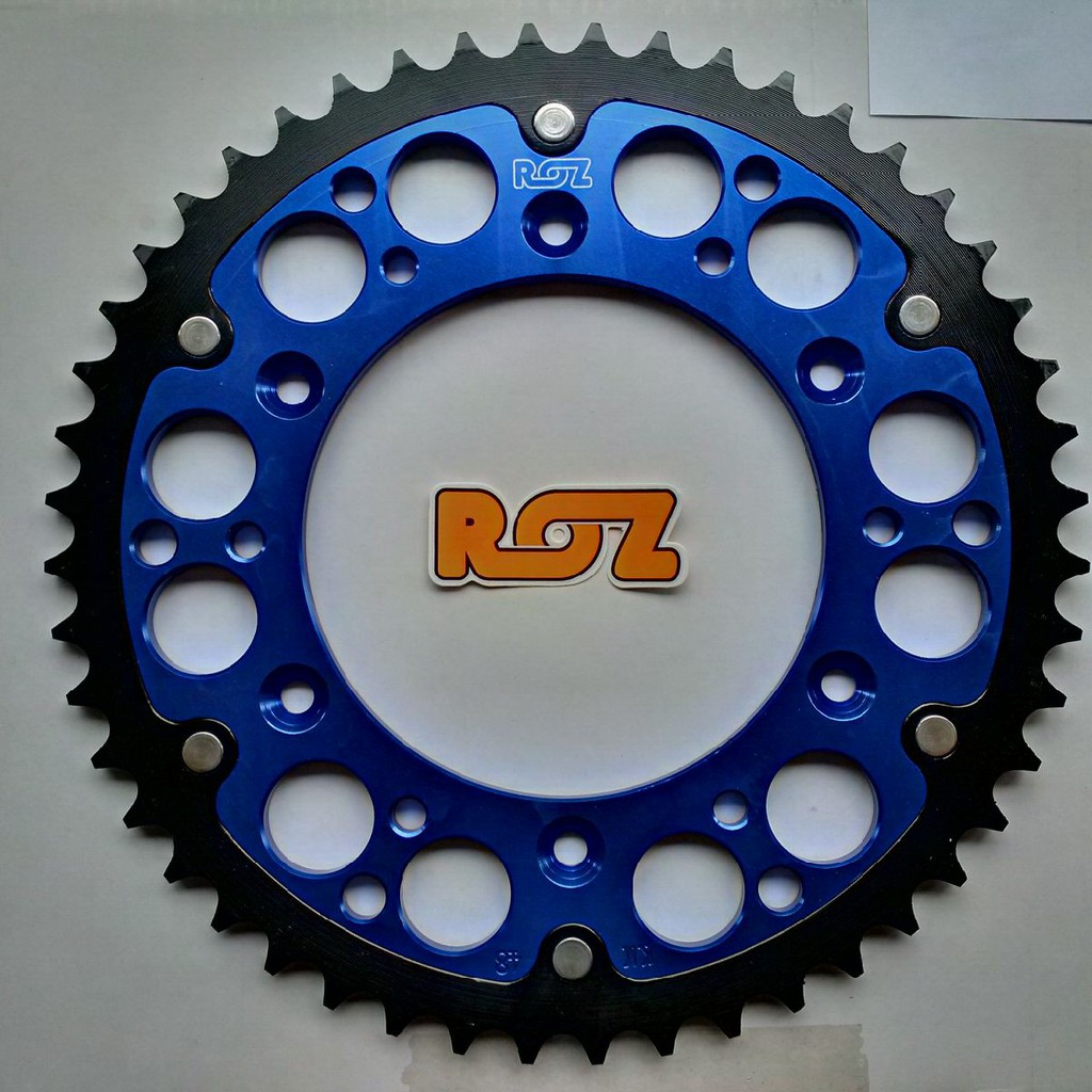 Sprocket Gir Gear Belakang 46t Yamaha Yz250f Yz250 Wr250f Yz125 46t 46 Mata Merk Roz Hybrid Sprocket
