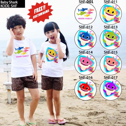  FREE NAMA Kaos Anak Baby Shark  Shopee Indonesia