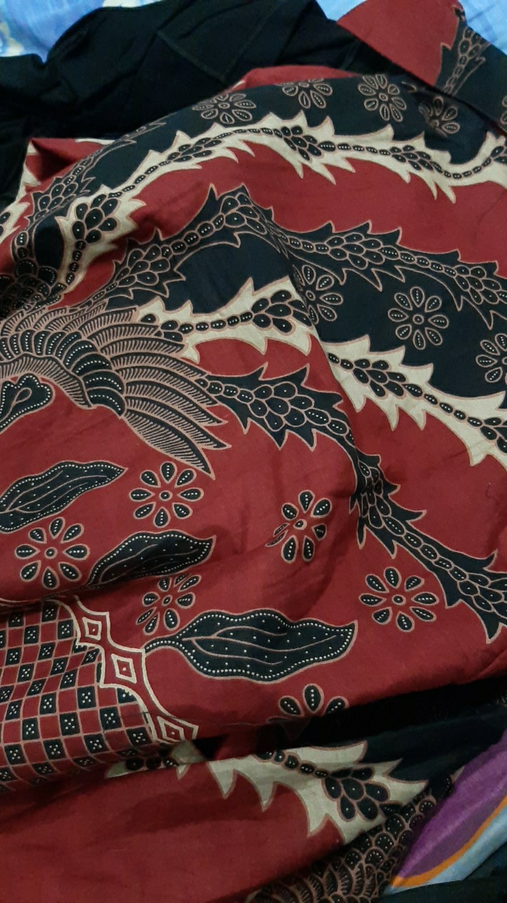 Baju Batik Pria Slimfit Big Size M L Xl Xxl Atasan Kemeja Batik Lengan Panjang Original