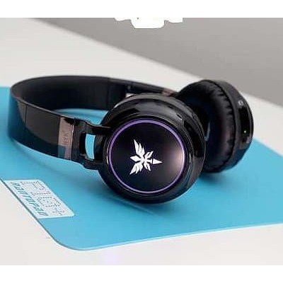 Headset gaming nyk nemesis bluetooth 5.0 wired audio 3.5mm stereo Rgb TF micro sd x800 - Headphone x-800