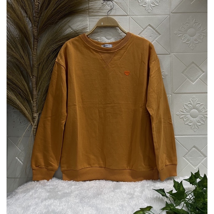 SWEATER NEVADA CEWEK POLOS // Sweater Oversize-Mustard