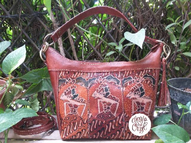 Djogja Craft Tas Kulit Lukis - Wayang