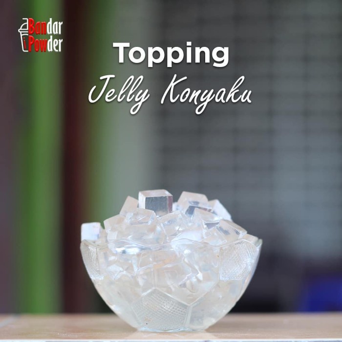 

Ht62D Jelly Konyaku Powder Plain 1Kg - Bubuk Topping Minuman - Bandar Powder Ht52Hh