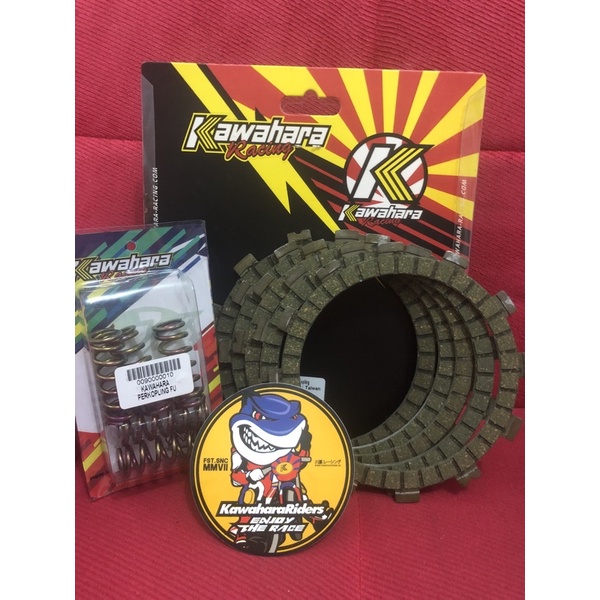 paket kampas kopling & per kopling kawahara satria fu