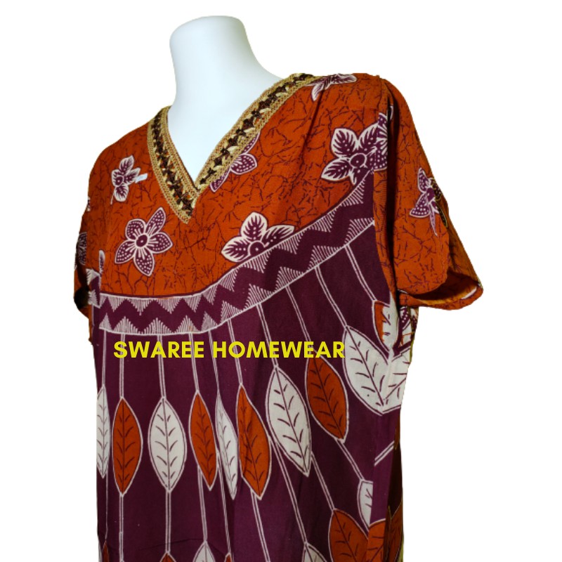 Daster Batik Murah Baju Batik Wanita Rayon Lengan Pendek Bisa Pilih Warna