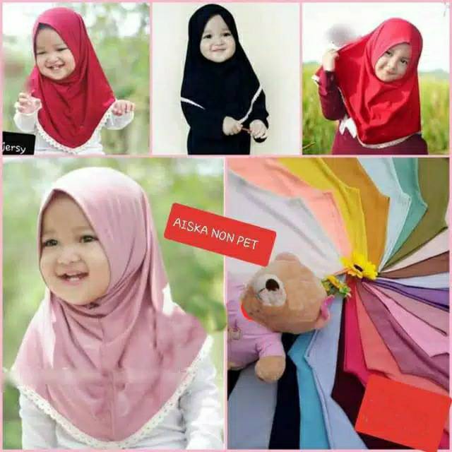 Jilbab anak Renda Pet Kiswah