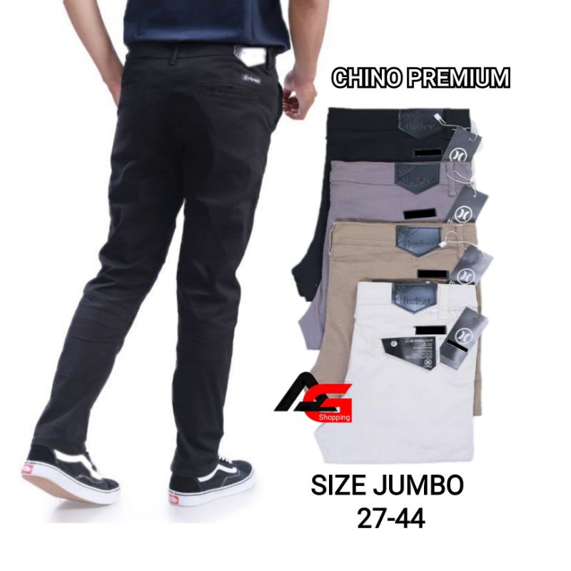 Celana Panjang Pria Chino premium Jumbo 27-44