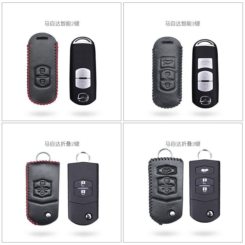 Casing Kunci Remote Mobil Bahan Zinc Alloy + Silikon Untuk Mazda Cx-5 2 3 6 Demio Cx-3 Cx3 Cx5 Cx-7 Cx7 Cx8 Ax-9