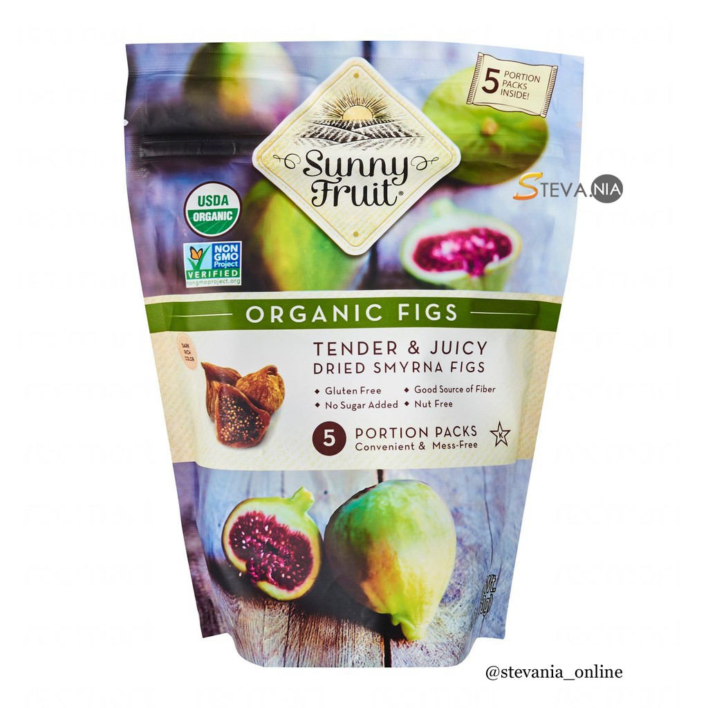 

Sunny Fruit Organic Figs 5 Portion Packs 250GR Original