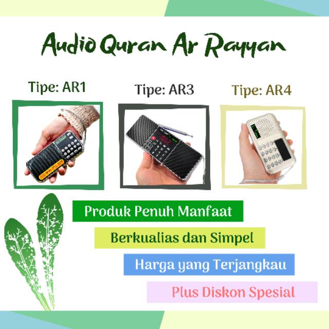 Audio Quran Arrayyan 16 GB/Speaker Quran/Quran Digital