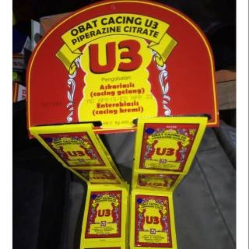 puyer cacing u3 isi 24pcs