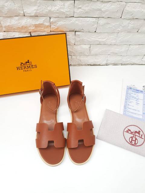 BR - FASHION SANTORINI SANDAL H2019 ORI LEATHER
