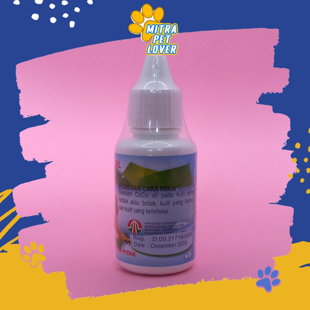 MINYAK CEGAH BULU RONTOK ANJING - CO CO OIL DOG 30 ML - ATASI BOTAK &amp; PITAK PITAK COCO DOGY LINDUNGI KULIT ALERGI- MURAH GARANSI KUALITAS ASLI ORIGINAL - PET ANIMAL HEALTHCARE &amp; VETERINARY TAMASINDO OBAT &amp; VITAMIN HEWAN BINATANG PELIHARAAN MITRAPETLOVER