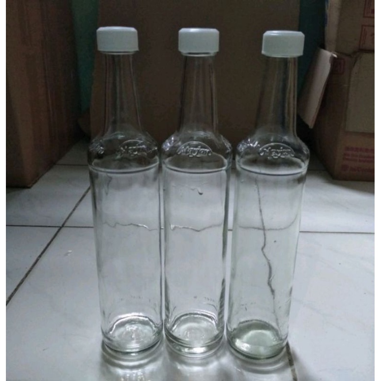 Botol marjan 460 ml FREE tutup Luar + dalam FREE packing kardus tebal