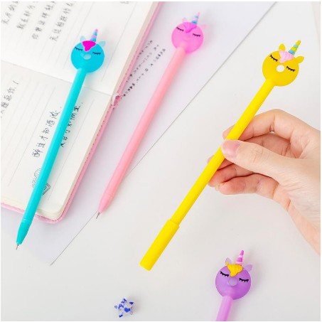 

gel pen LED / 0.5mm / PULPEN UNICORN CUTE DOUNUT - UNICORN DONAT - PENA CUTE UNICORN DONUT