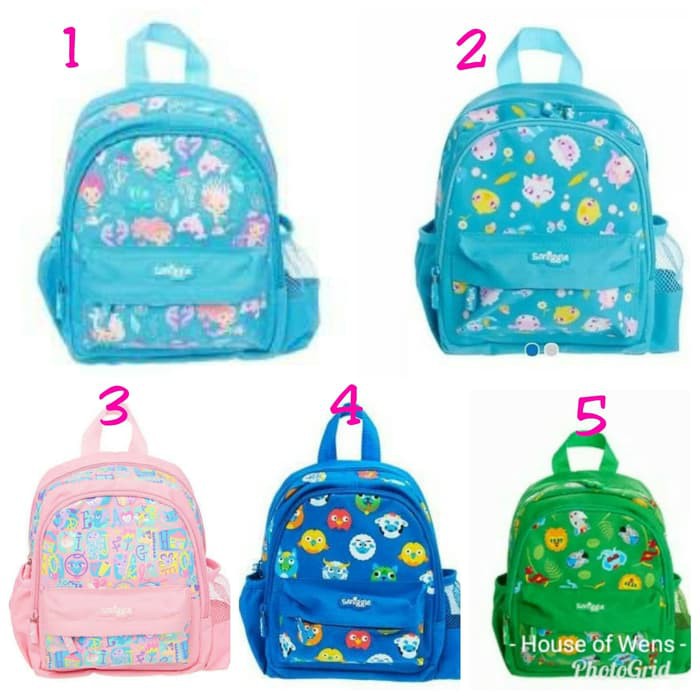 Kekinian SMIGGLE TEENY TINY BACKPACK   TAS TODLER AND TK SMIGGLE BACKPACK   Biru Muda Terkece