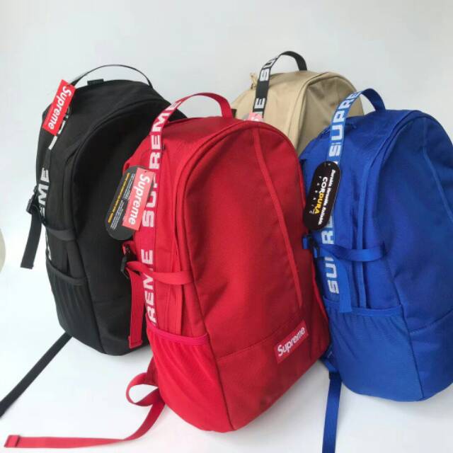Tas Backpack Supreme 18SS. 31x47cm. 550ribu Tas Backpack Supreme 18SS. 31x47cm. 550ribu