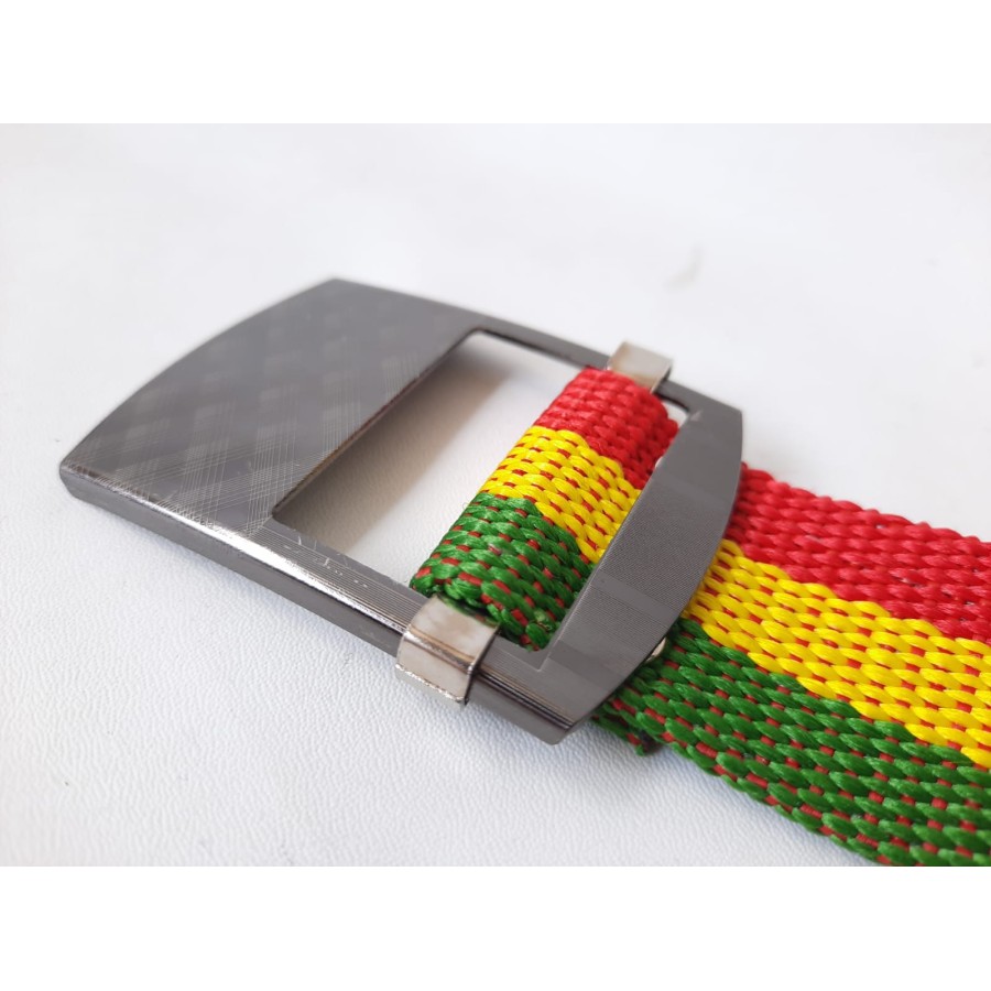 Ikat Pinggang Kain Katun | Sabuk Pria Model kain Rasta / Sabuk Pria kain katun model Gesper Geser/ ikat pinggang warna