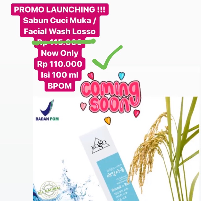 Brightning Facial Wash LOSSO