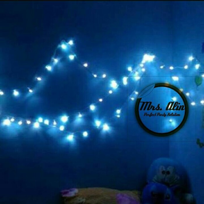 Lampu Tumblr Biru / Lampu Hias
