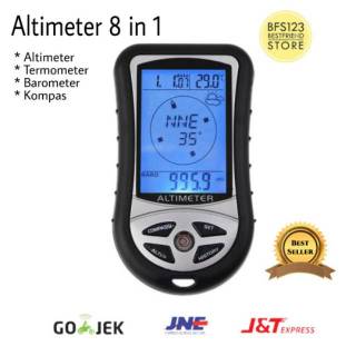 Altimeter Digital 8 in 1 outdoor,kompas,termometer,barometer