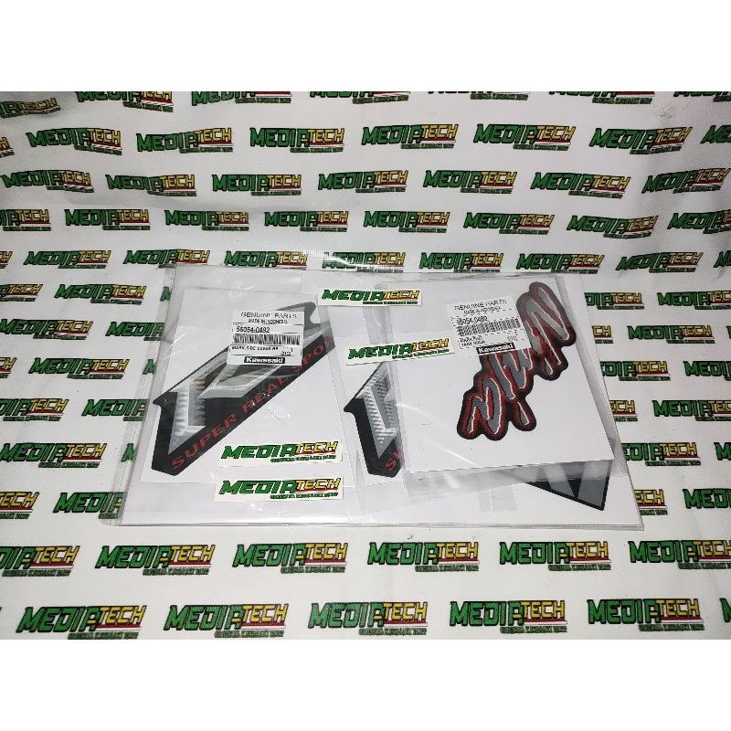 Striping original kawasaki ninja rr old warna hitam tahun 2011 sticker body ninja rr old 2011 hitam