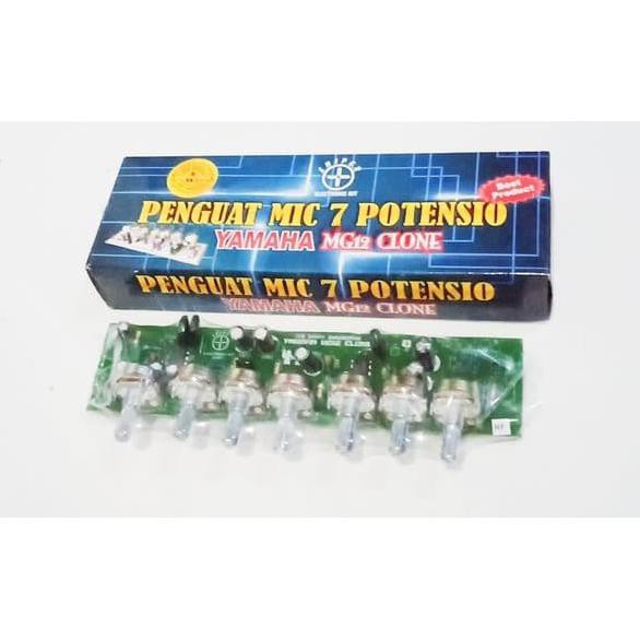 New Kit Mixer Yamaha Mg12 Clone Penguat Mic 7 Potensio Kit Mixer 7 Pot Mhlelek99 Ayo Order