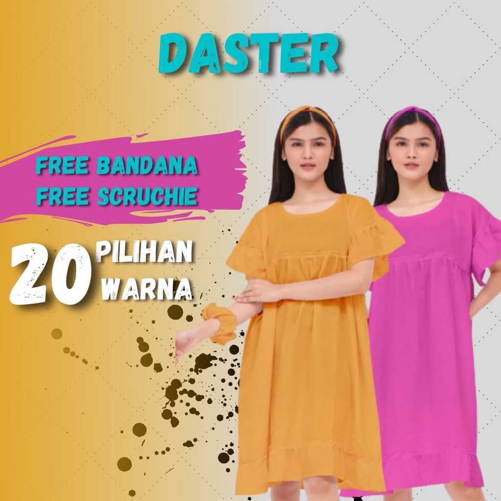 DRP02 Baju Tidur Pakaian Drees Dress Dres Piyama Piama Casual Sleepwear Homewear Kekinian Midi Mini 