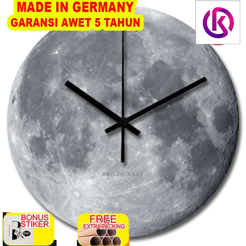 

Promo Jam Dinding Unik Artistik - Moon Wall Clock