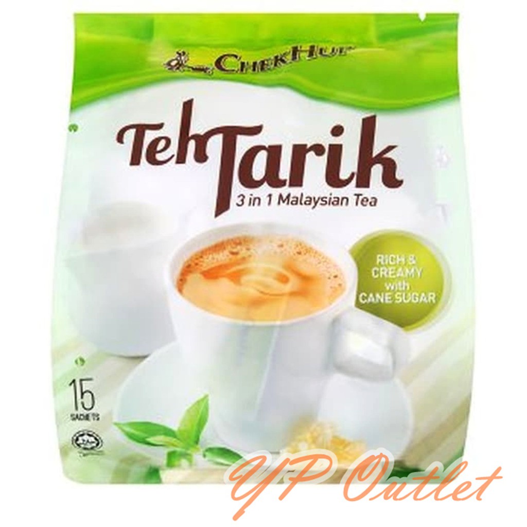 

Chek hup 3in1 teh tarik rich creamy with cane sugar