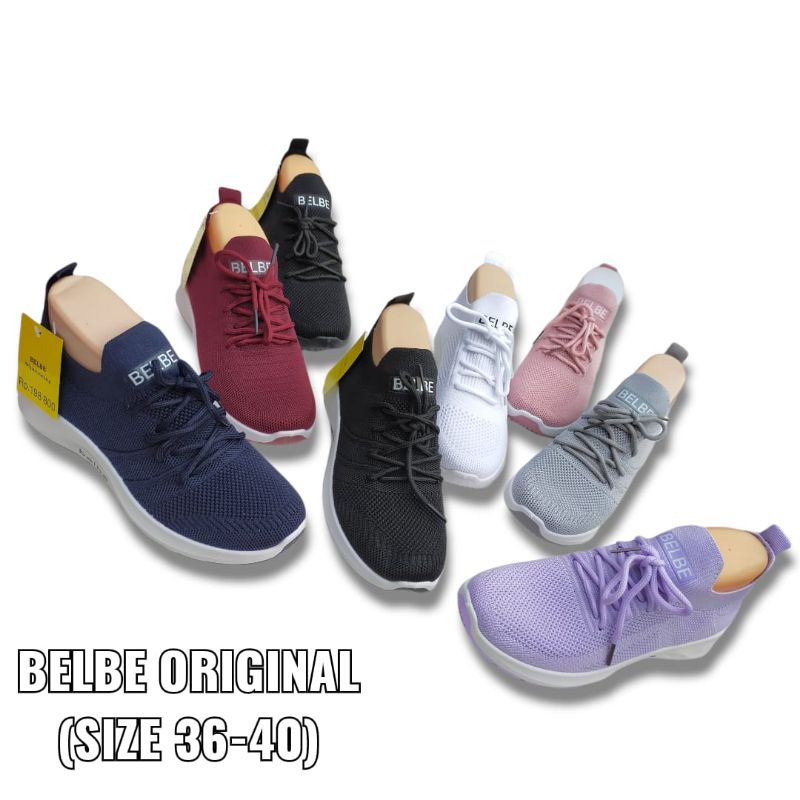 sepatu rajut wanita import belbe original
