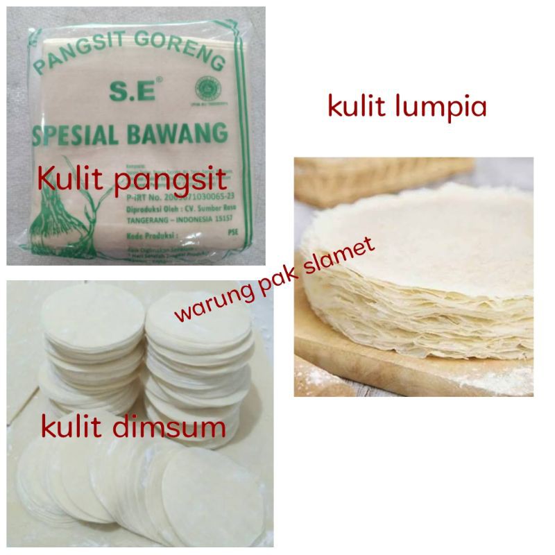 

kulit pangsit / kulit dimsum / kulit lumpia / kulit siomay