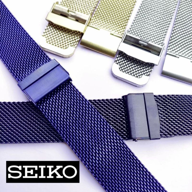 Strap tali jam tangan Seiko 5 Autometic Model Rantai Pasir Stainless steel