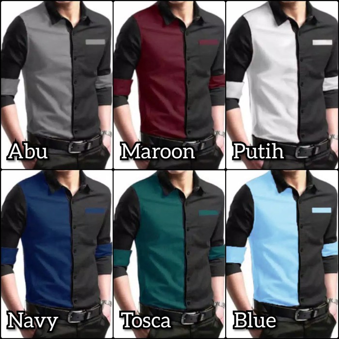 [Terbaru] Kemeja Pria Kasual Kemeja Kantoran 2928Nx Fortklass H LV230 Baju Kemeja Pria Casual |