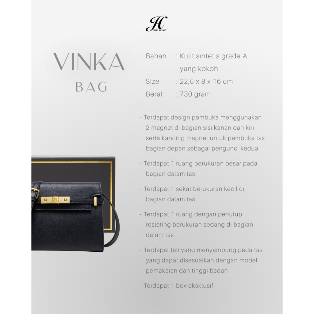 JIMS HONEY Vinka Bag - Sling Bag - Tas Selempang Wanita