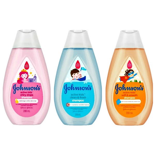 Johnsons Active Kids shampo anak 200 ml