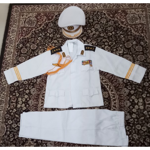 Setelan baju TNI angkatan laut / baju profesi anak /anak laki laki