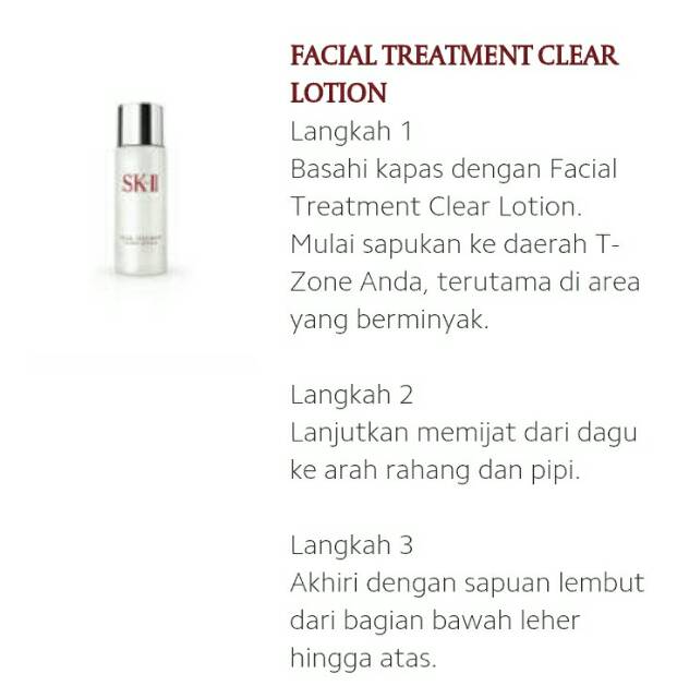 SKII FTCL Facial treatment clear lotion 30ml