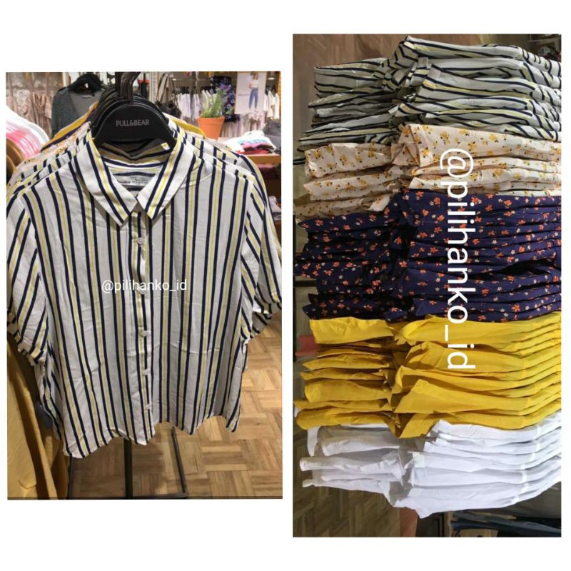 P&B Kemeja Pull and Bear Original
