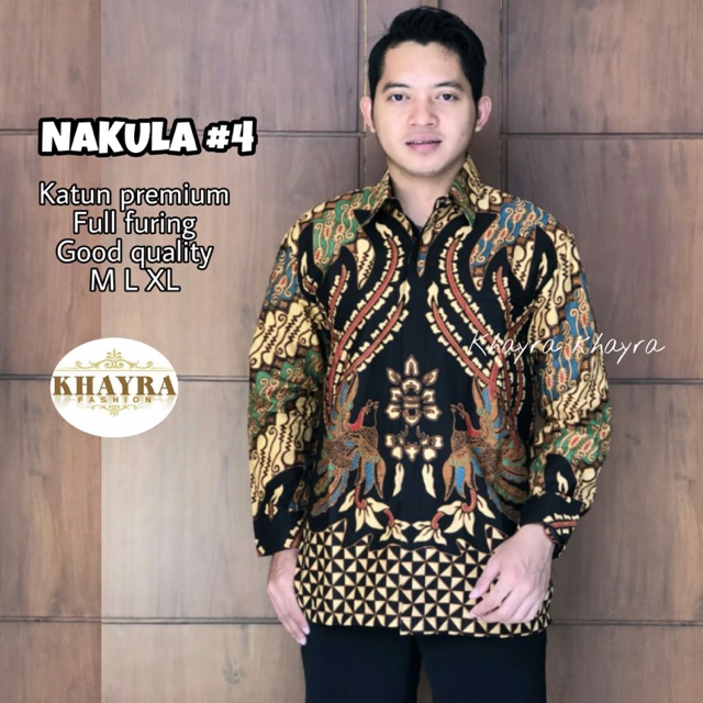 Kemeja Batik  Lengan Panjang Nakula