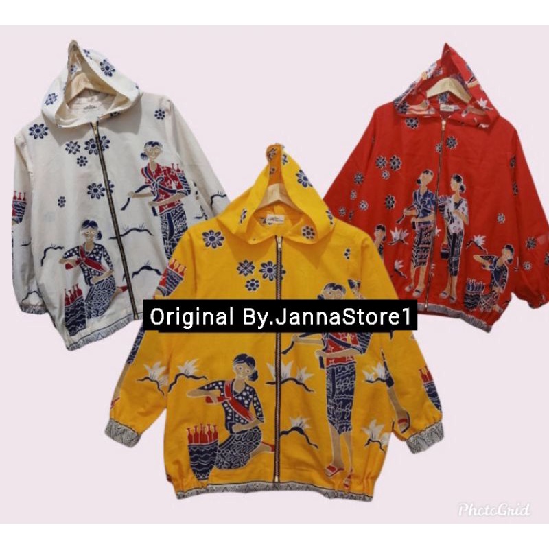 Jaket Batik Karakter Mbok Jamu